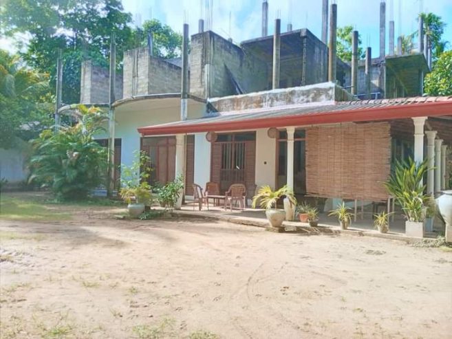 Land with house for sale in waligama